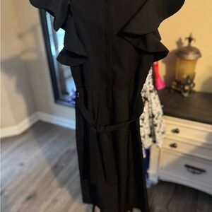 GB girls Black Ruffle romper